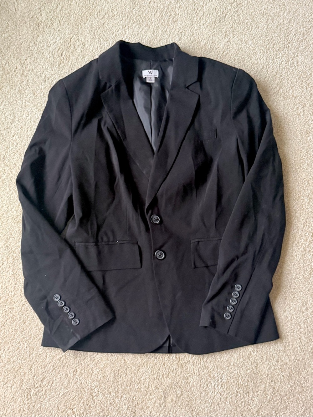 Worthington Women’s Black Blazer Size 8